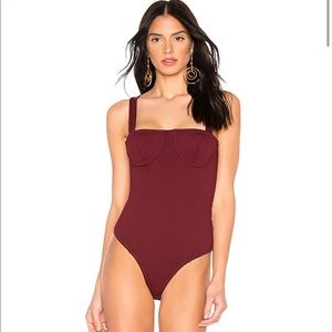 donna mizani bodysuit from revolve!